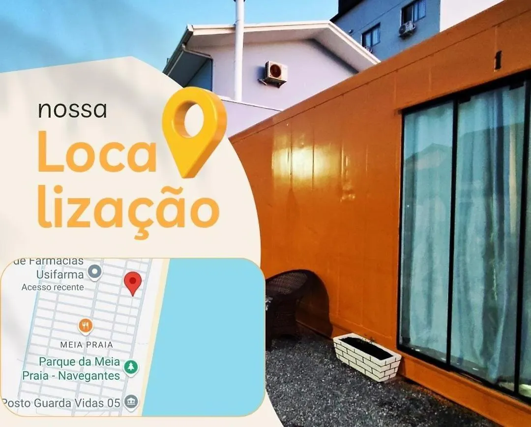 Prázdninový dům Vila Conteiner Beira Mar Solar Analuz Prox Beto Carreiro Navegantes